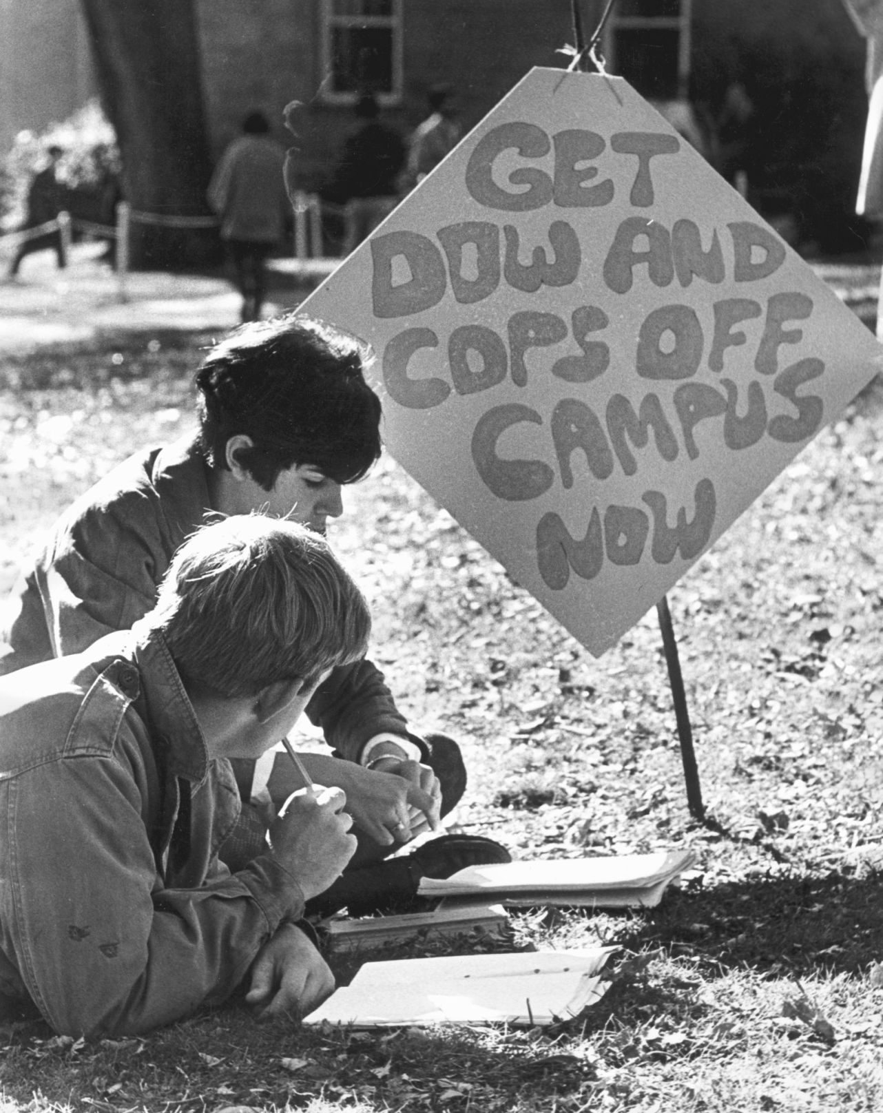 Studying and protesting